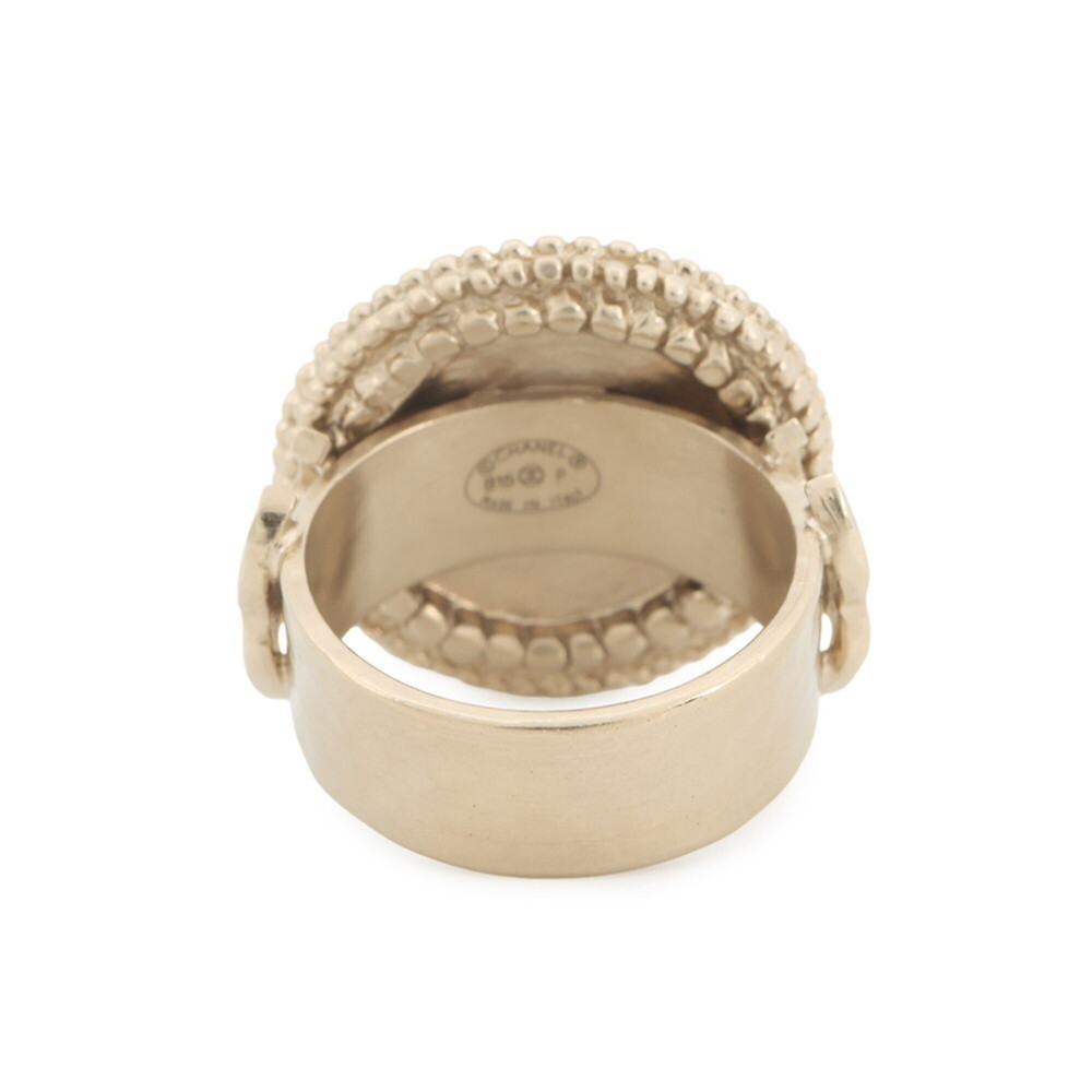 CHANEL Gold Logo Ring - Picture 3 of 7
